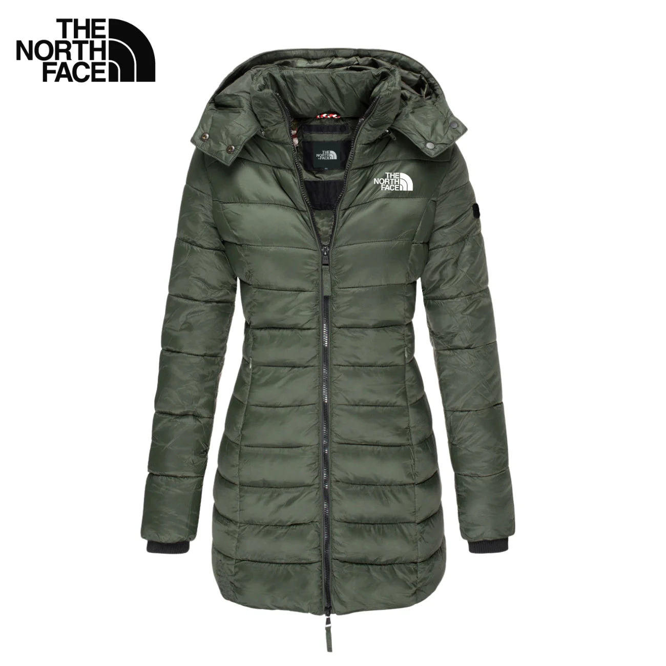 Long Padded Coat with Hood || CLEARANCE PRICE - Image 5