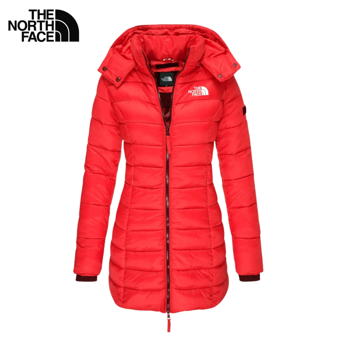 Long Padded Coat with Hood || CLEARANCE PRICE - Image 6