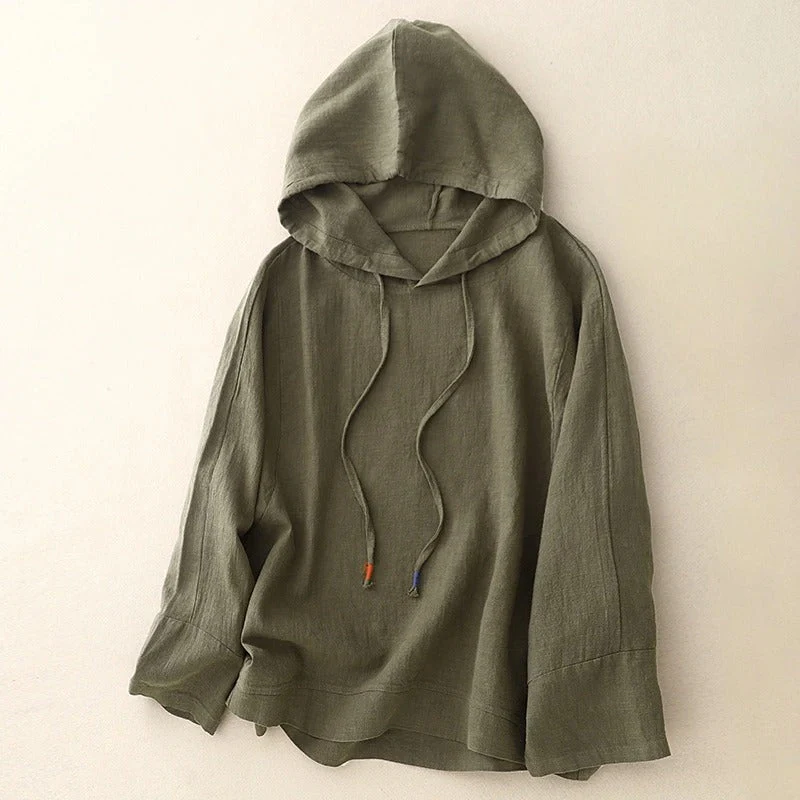 LORIAL LINEN HOODIE - Image 2
