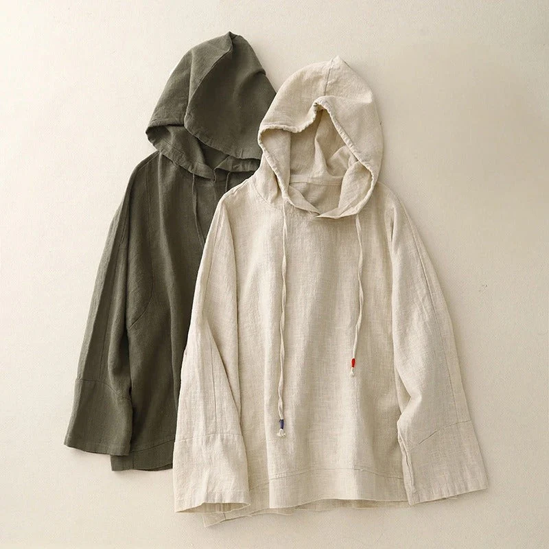 LORIAL LINEN HOODIE - Image 3