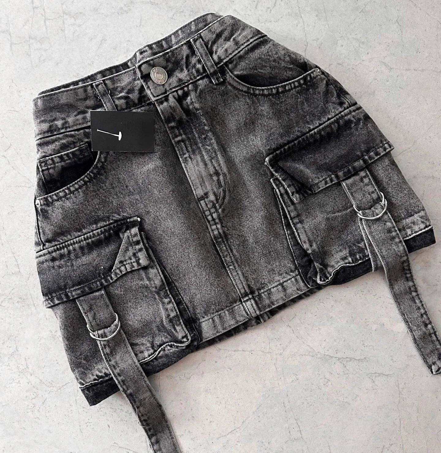 Lourve Denim Skirt - Image 6