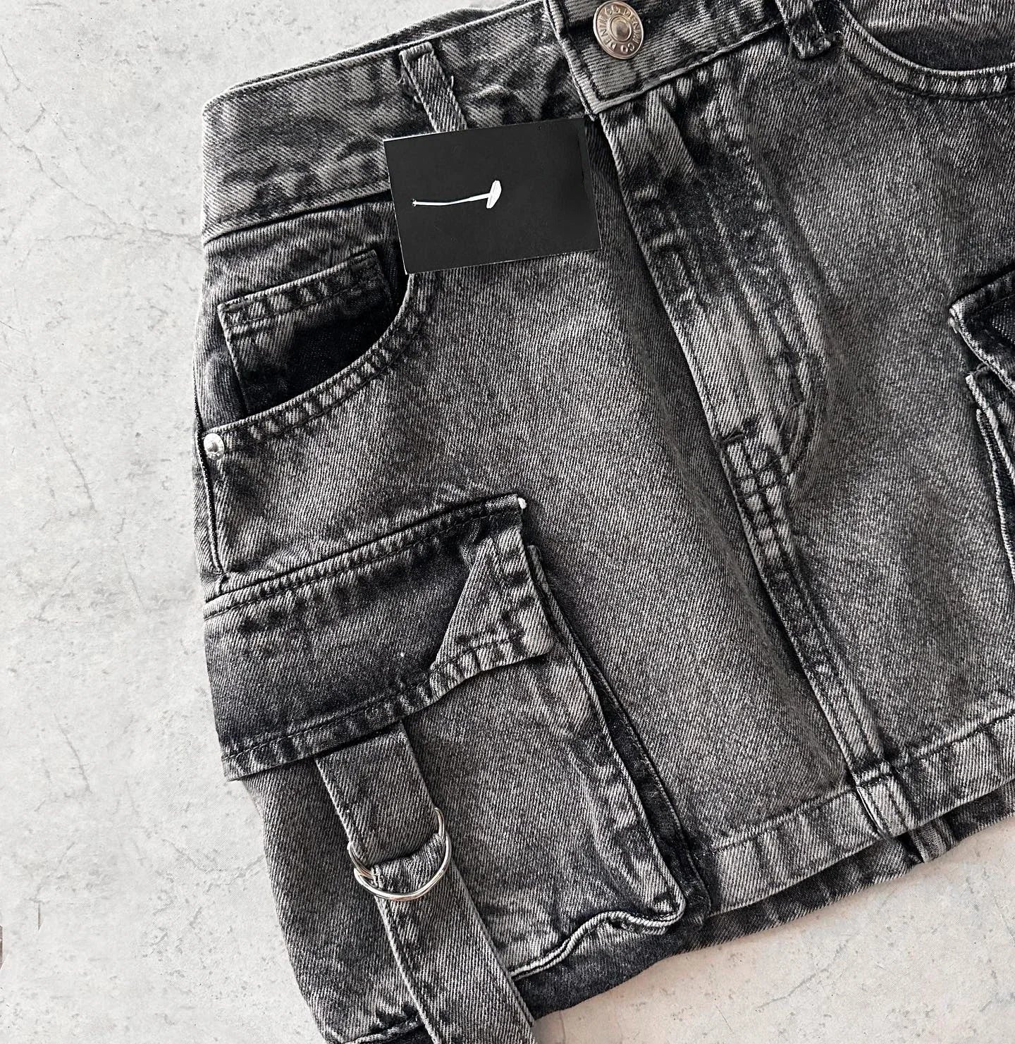 Lourve Denim Skirt - Image 7