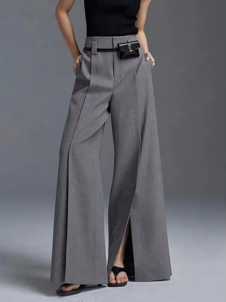 Lourve Wide Leg Split Trouser - Image 3