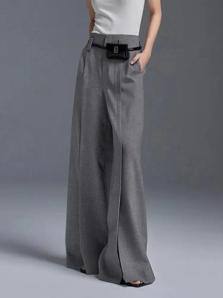 Lourve Wide Leg Split Trouser - Image 4