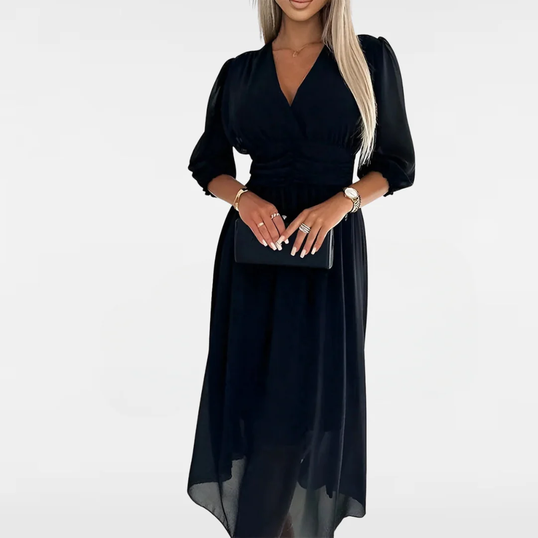 Lumiére | Light Silky Chiffon Dress - Image 4