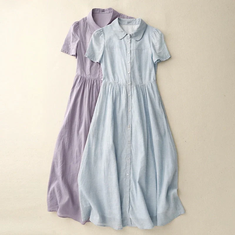 LUNARIA LINEN DRESS - Image 3