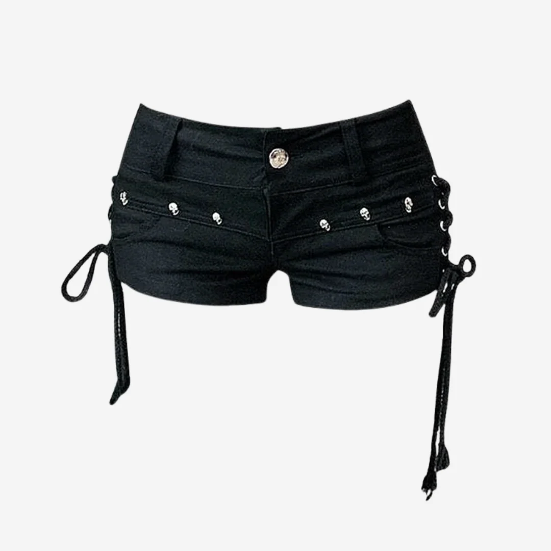 Lunaria Rose Twilight Denim Shorts