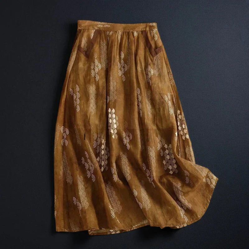 MADINA LINEN SKIRT - Image 2