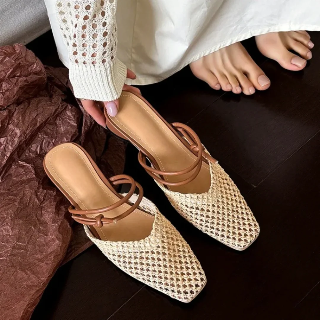 Maison Loire Weave Mules