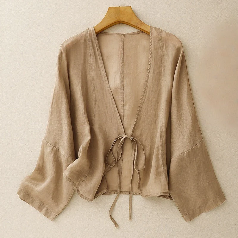 MARY LINEN CARDIGAN - Image 2