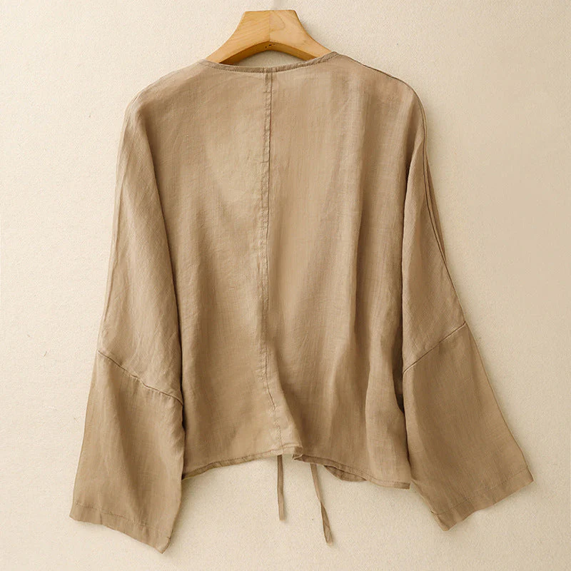MARY LINEN CARDIGAN - Image 3