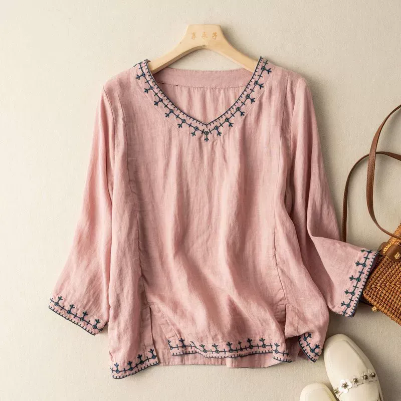 MELISSA LINEN BLOUSE - Image 4