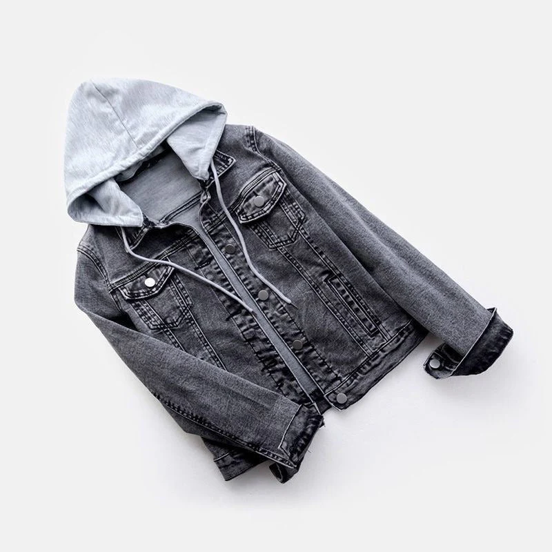 MELLY HOODED DENIM JACKET - Image 3