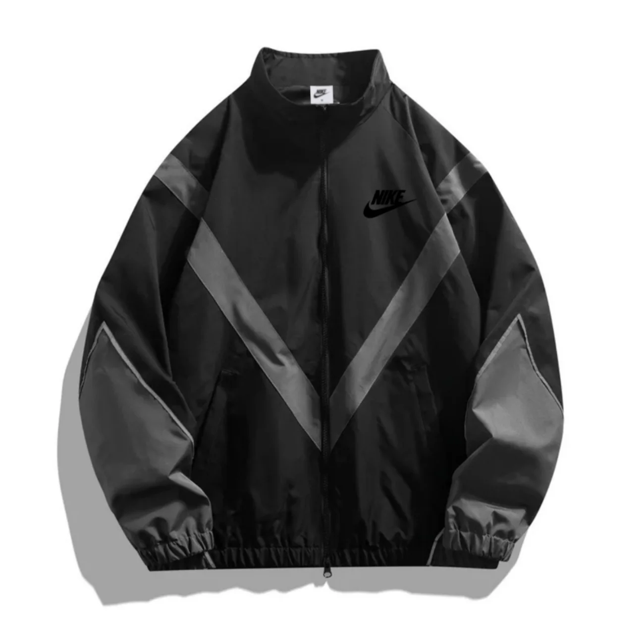 Men's Color Block Track Jacket - Clearance Sale - Image 2