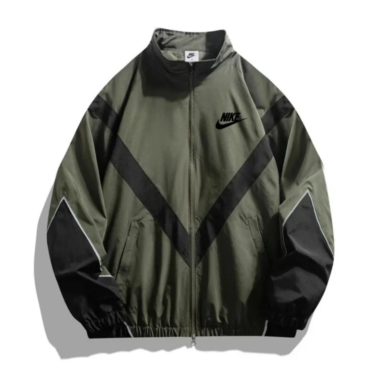 Men's Color Block Track Jacket - Clearance Sale - Image 3