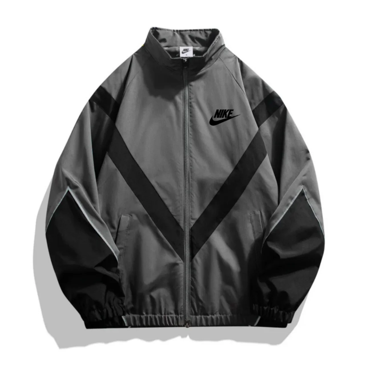 Men's Color Block Track Jacket - Clearance Sale - Image 4