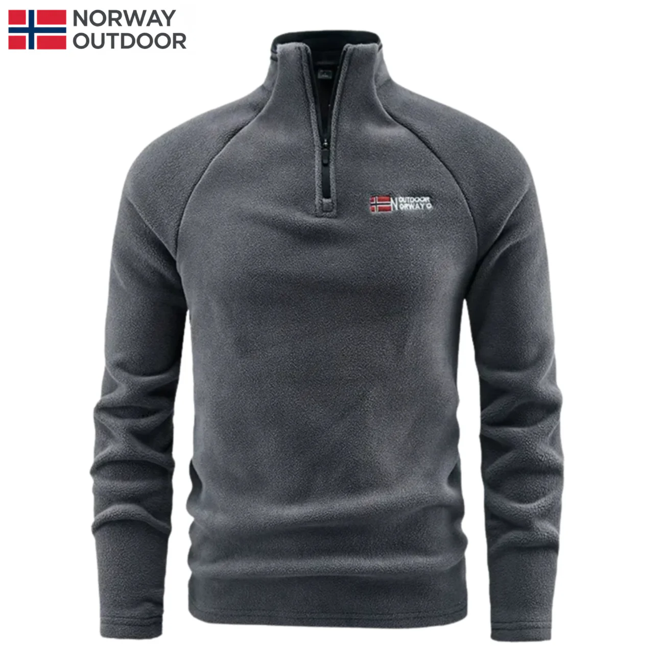 Men’s Half-Zip Thermal Fleece || Clearance Sale - Image 2