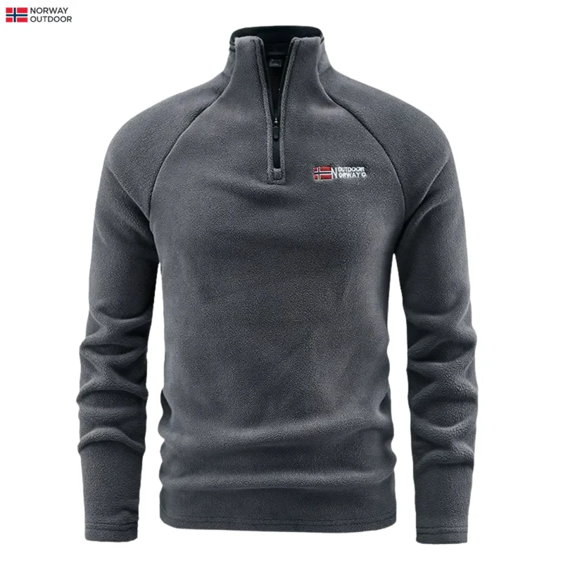 Men’s Half-Zip Thermal Fleece || Clearance Sale - Image 2