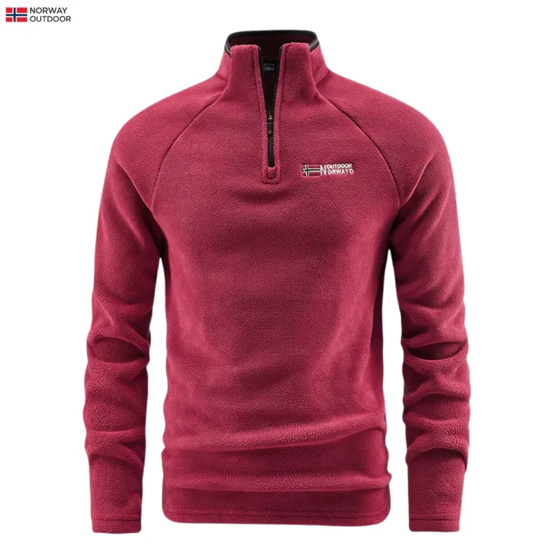 Men’s Half-Zip Thermal Fleece || Clearance Sale - Image 3
