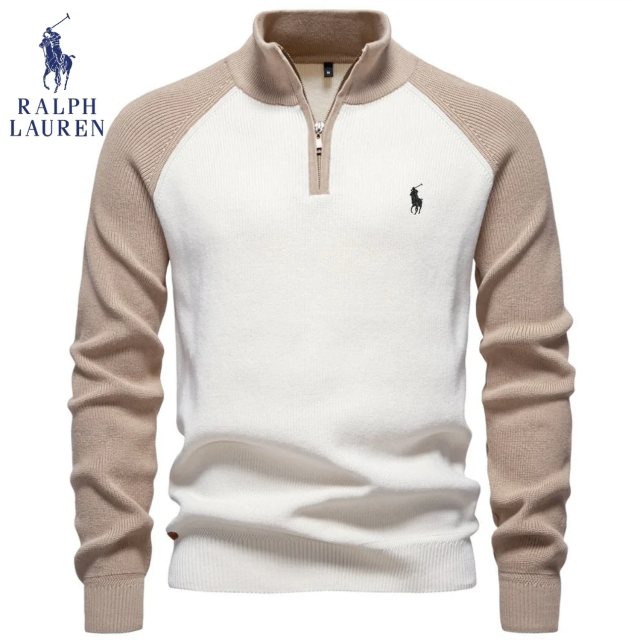 Men’s Premium Half-Zip Knit Sweater || Clearance Sale