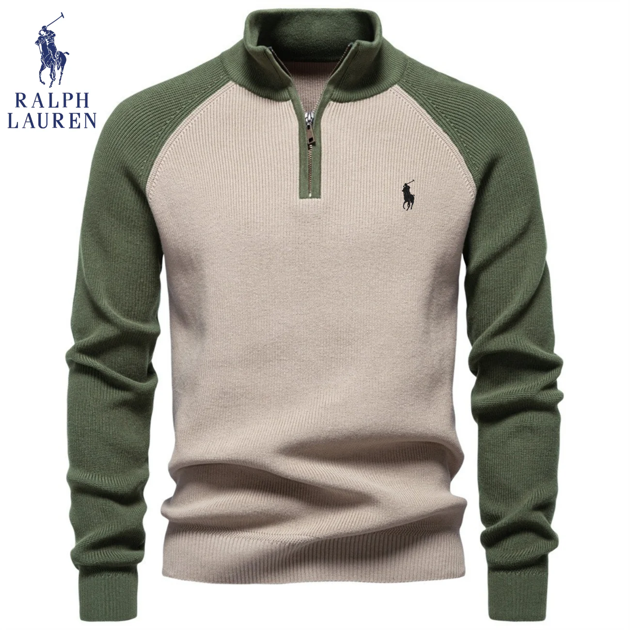 Men’s Premium Half-Zip Knit Sweater || Clearance Sale - Image 2