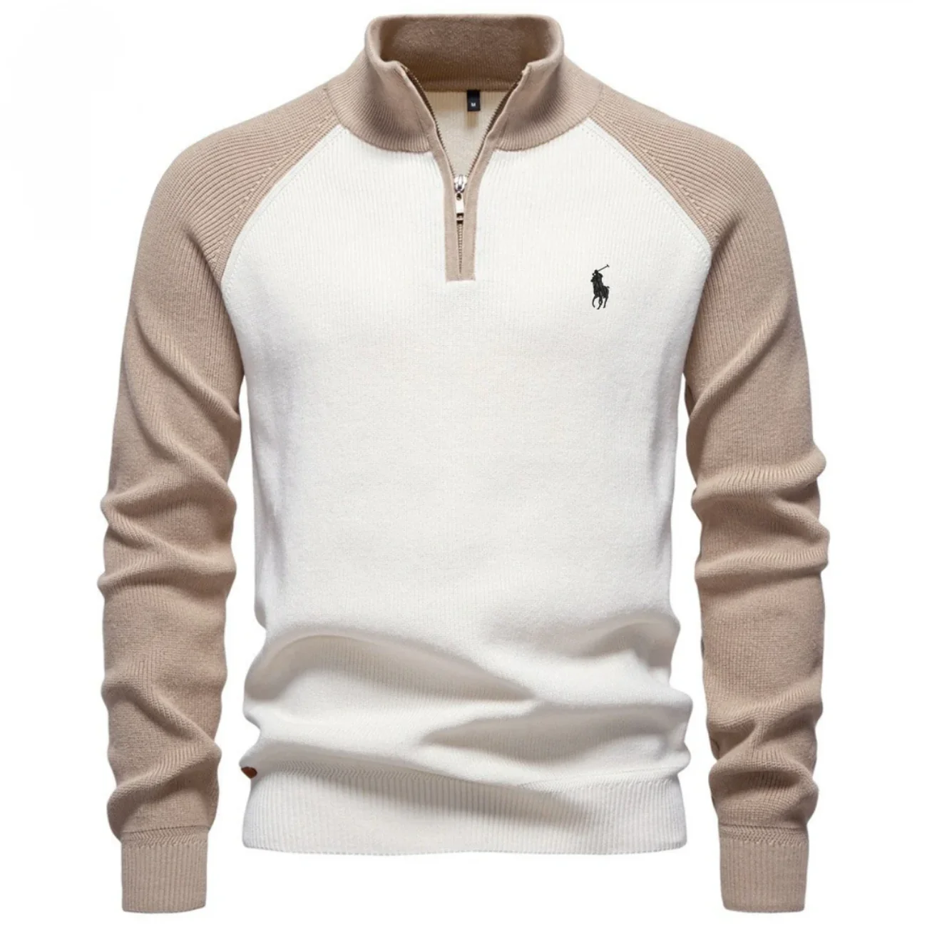 Men’s Premium Half-Zip Knit Sweater – Clearance Sale
