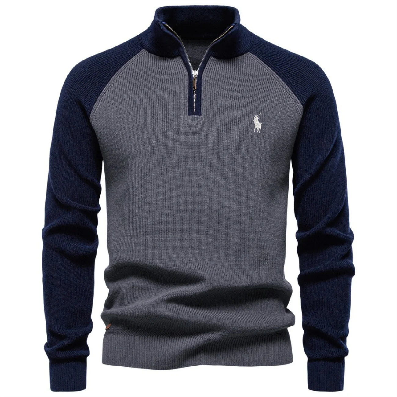 Men’s Premium Half-Zip Knit Sweater – Clearance Sale - Image 3