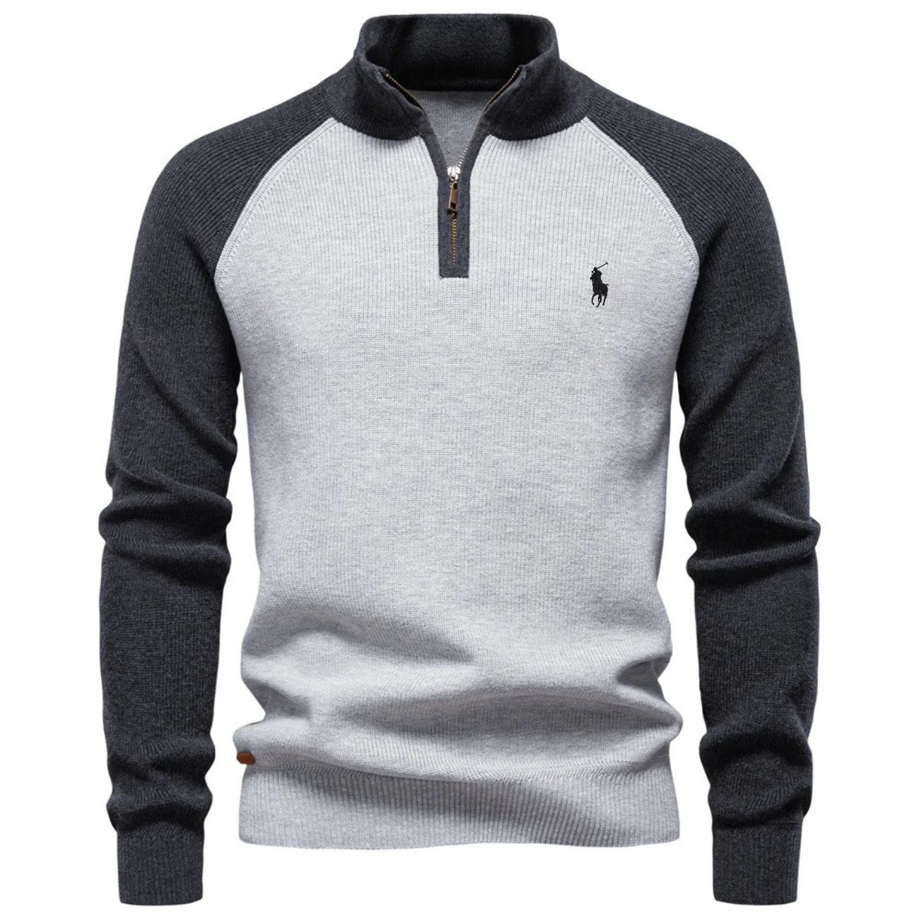 Men’s Premium Half-Zip Knit Sweater – Clearance Sale - Image 4