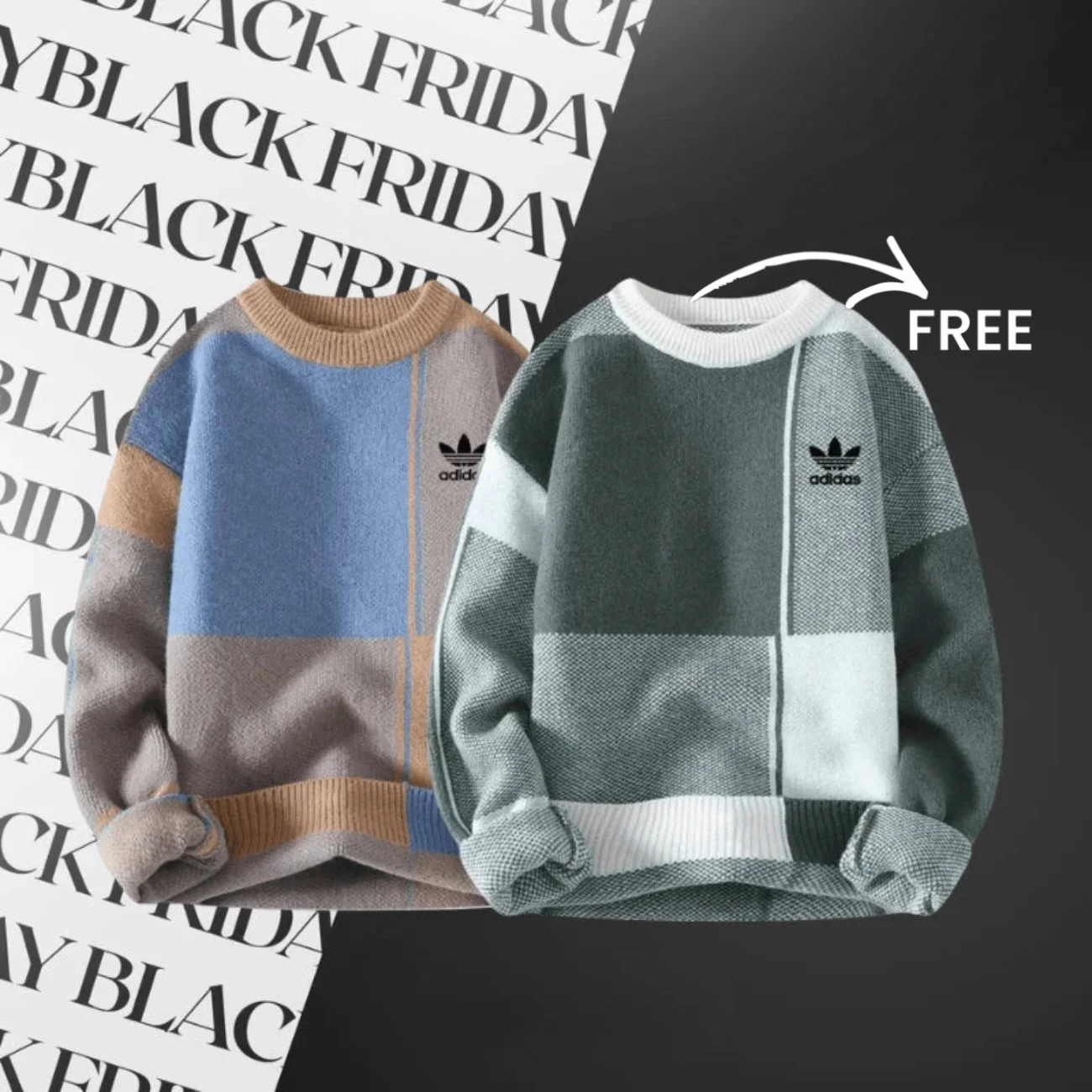 Men’s Sweater 1+1 Free || Clearance Sale - Image 3