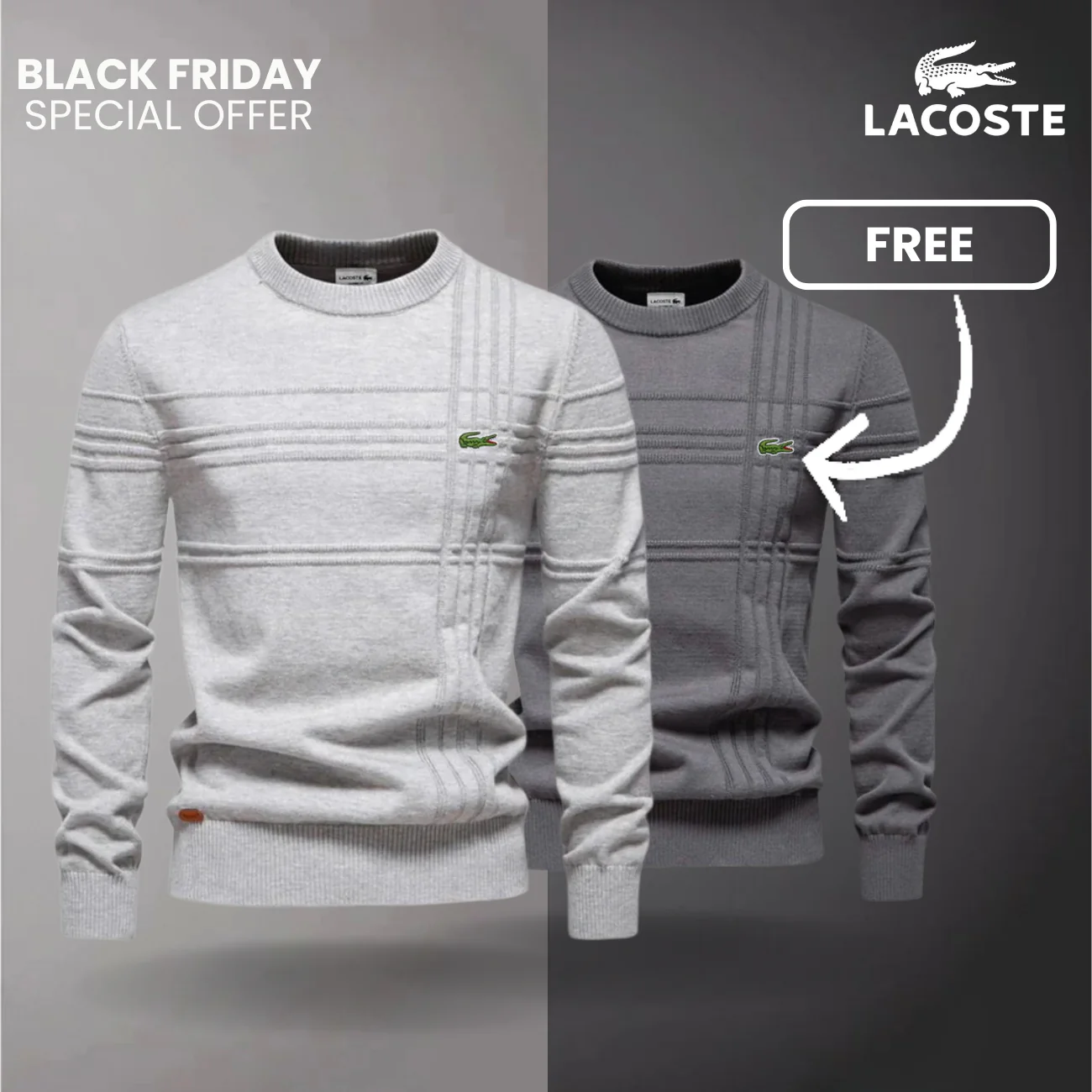 Men’s Textured Sweater LC™ 1+1 Free (Clearance) - Image 10