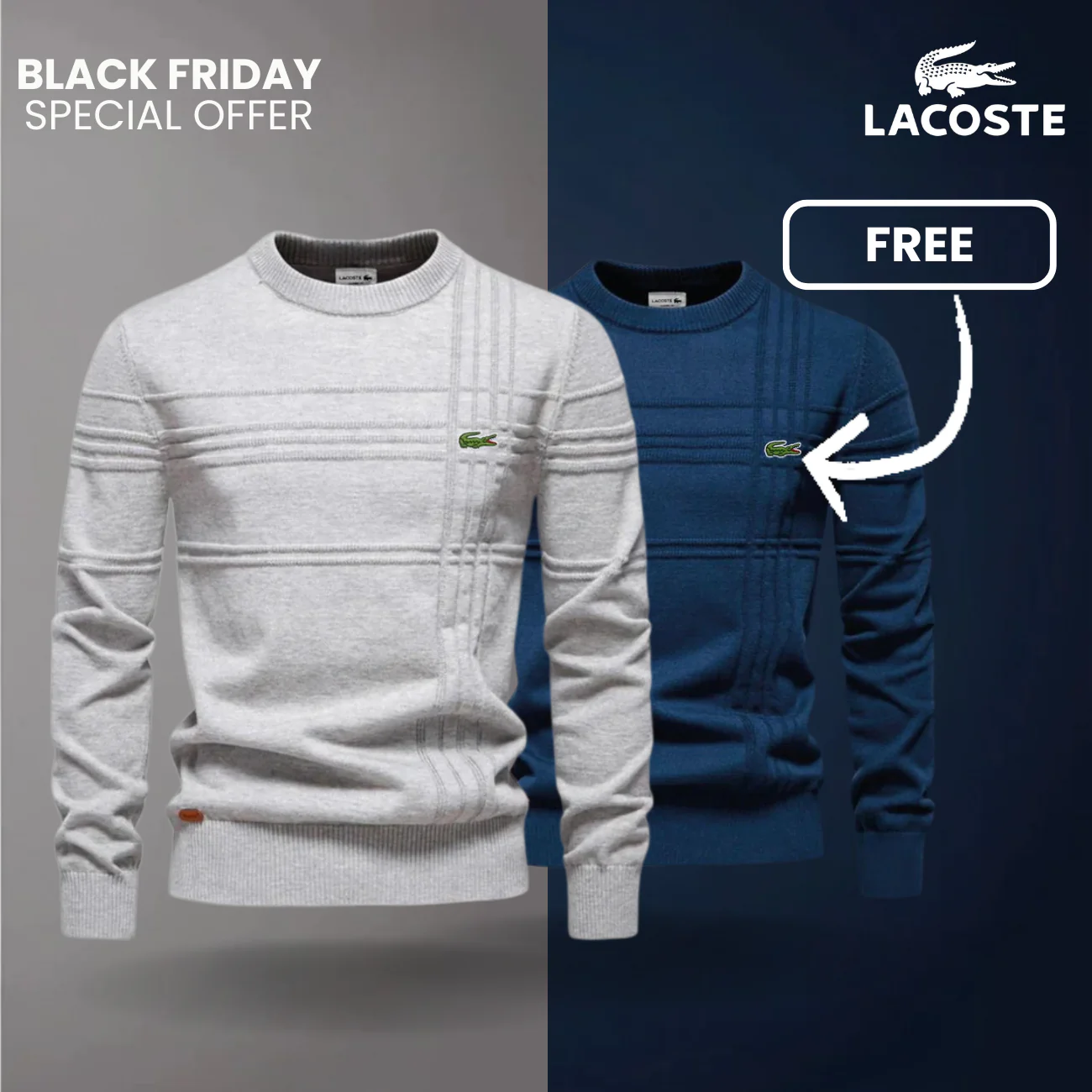 Men’s Textured Sweater LC™ 1+1 Free (Clearance) - Image 11