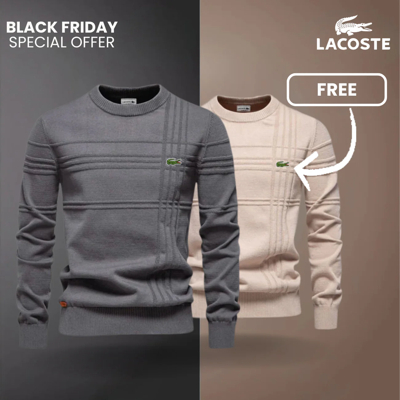 Men’s Textured Sweater LC™ 1+1 Free (Clearance) - Image 12