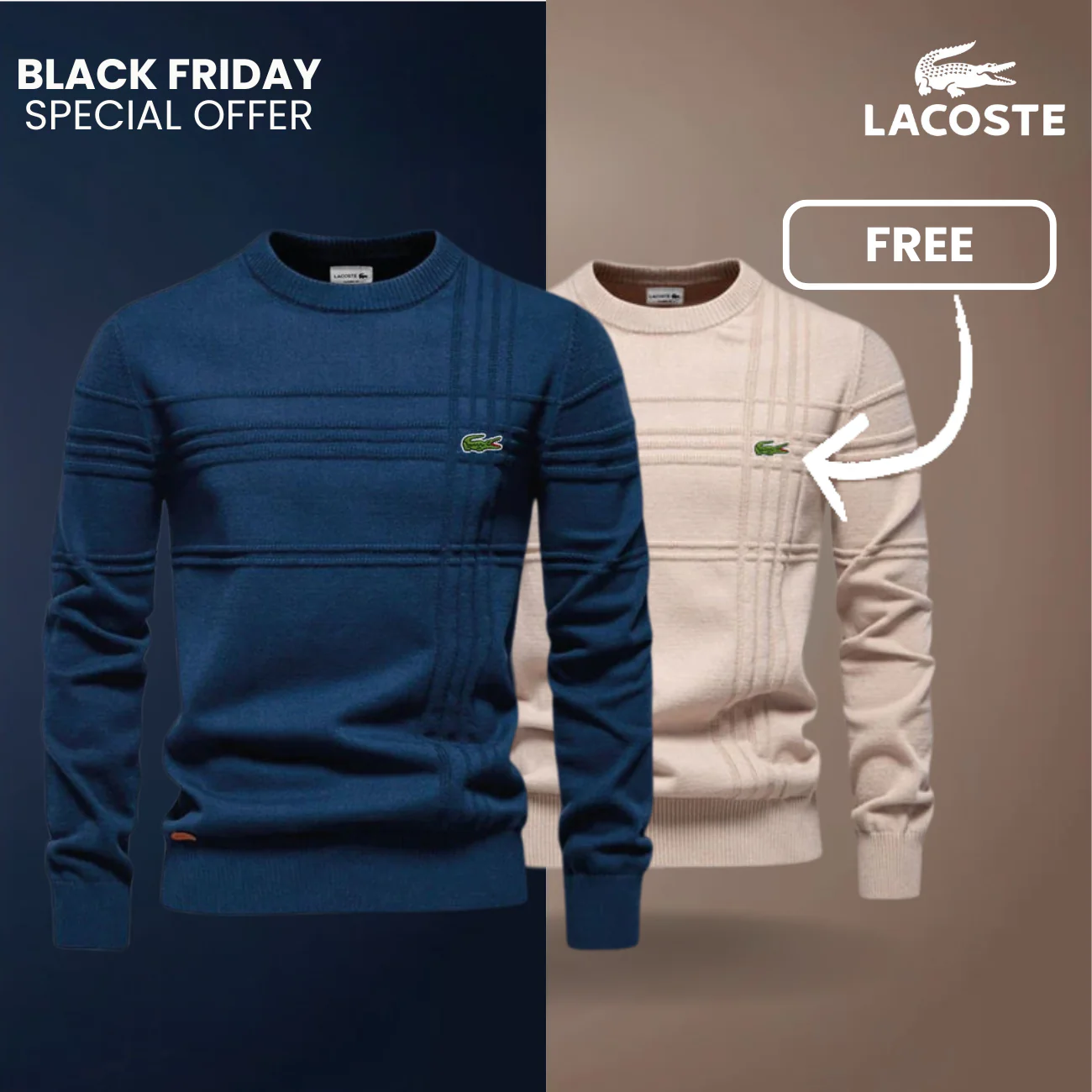 Men’s Textured Sweater LC™ 1+1 Free (Clearance) - Image 13