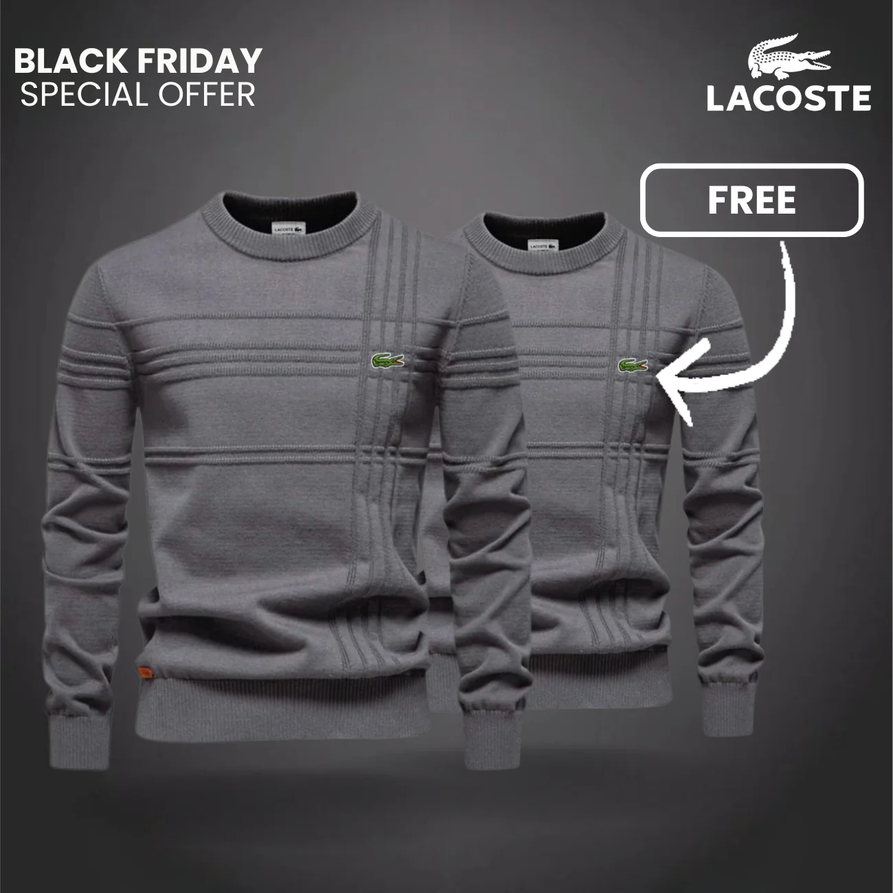 Men’s Textured Sweater LC™ 1+1 Free (Clearance) - Image 14