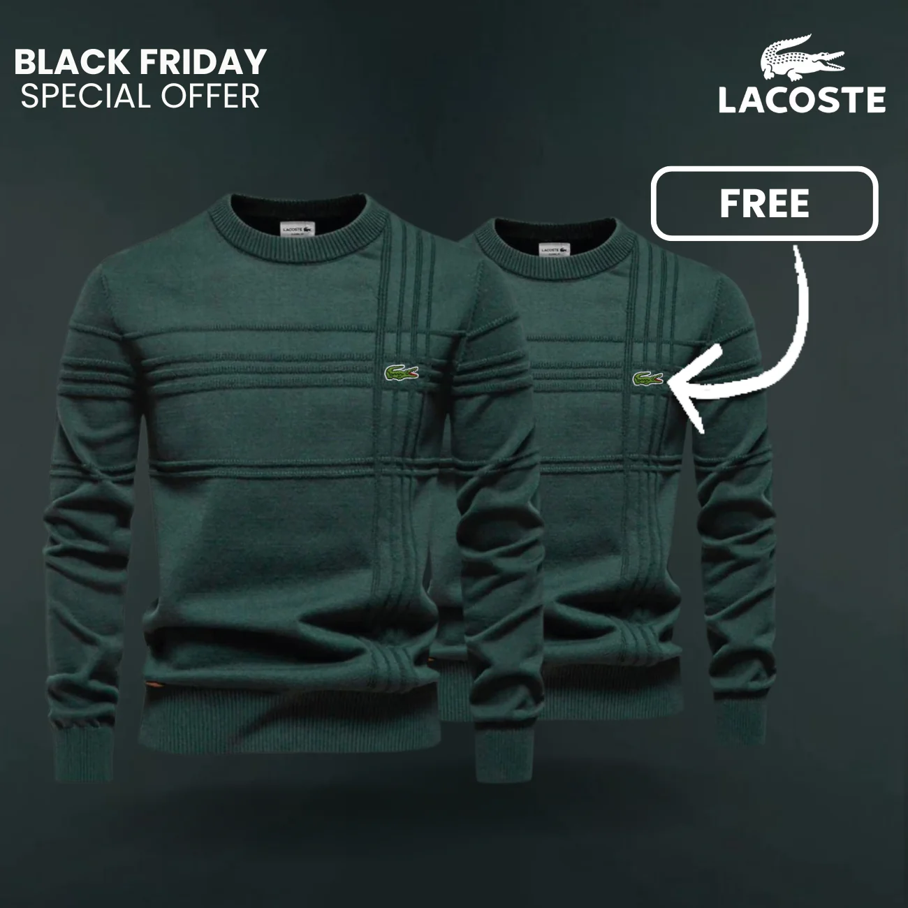 Men’s Textured Sweater LC™ 1+1 Free (Clearance) - Image 3