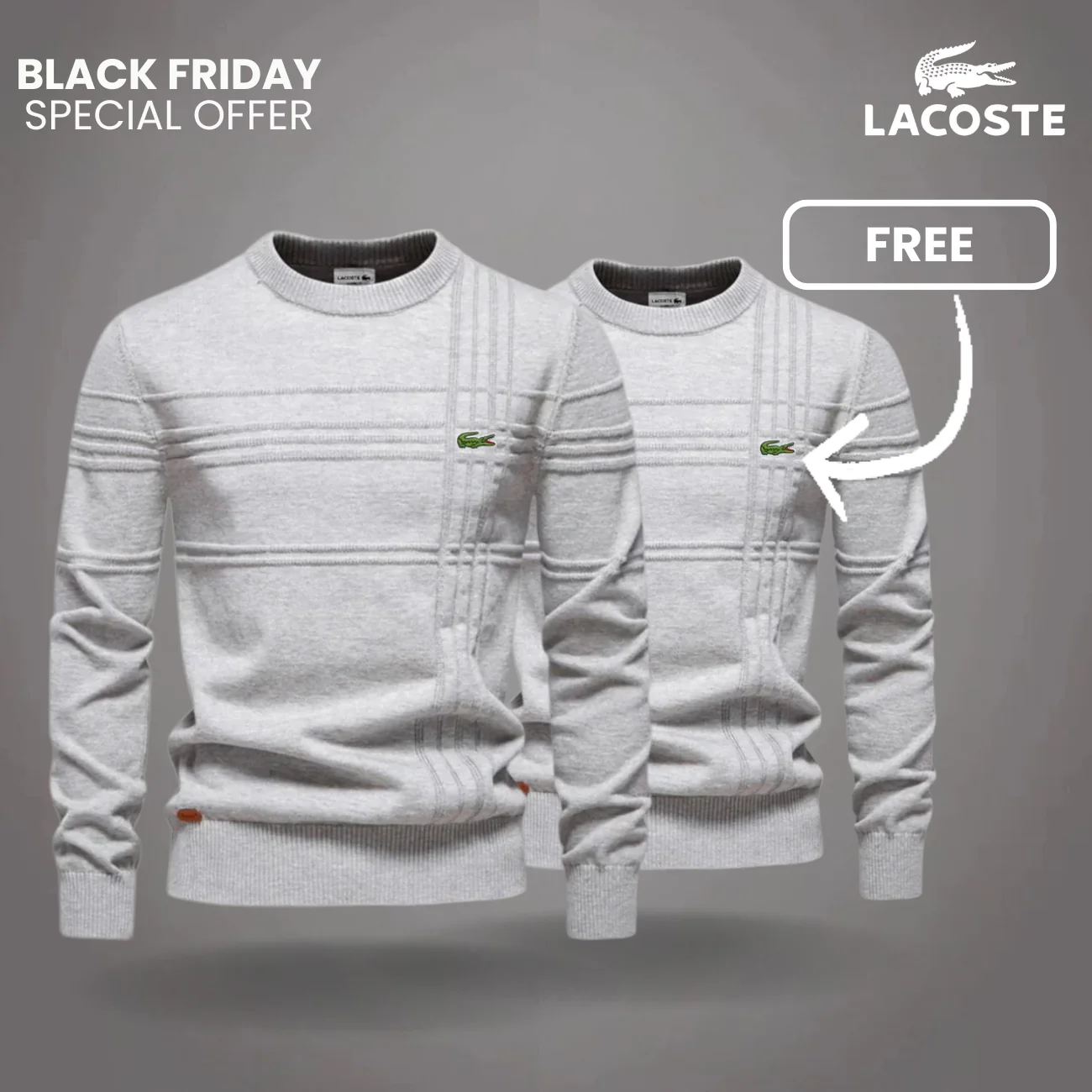 Men’s Textured Sweater LC™ 1+1 Free (Clearance) - Image 4
