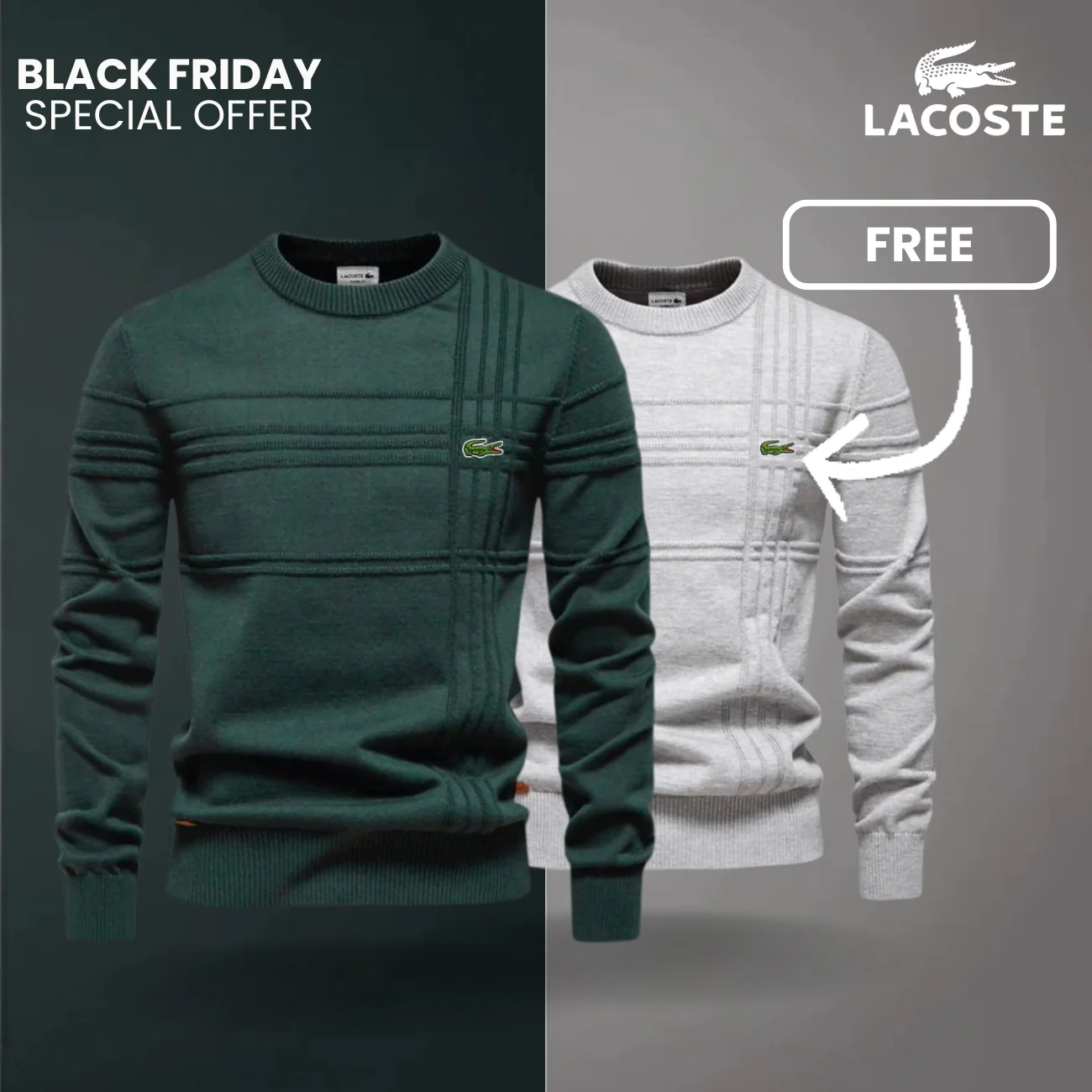 Men’s Textured Sweater LC™ 1+1 Free (Clearance) - Image 6
