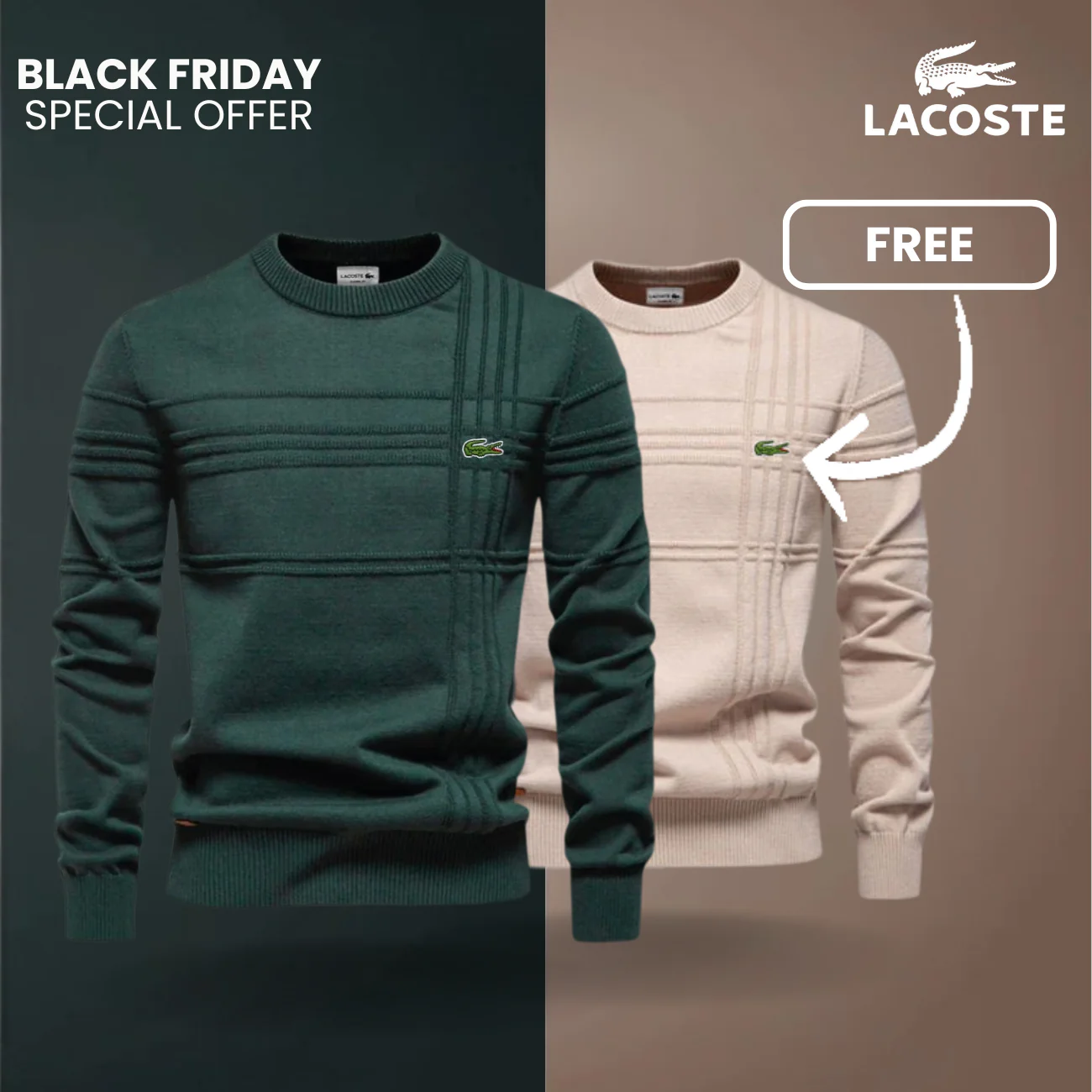 Men’s Textured Sweater LC™ 1+1 Free (Clearance) - Image 7
