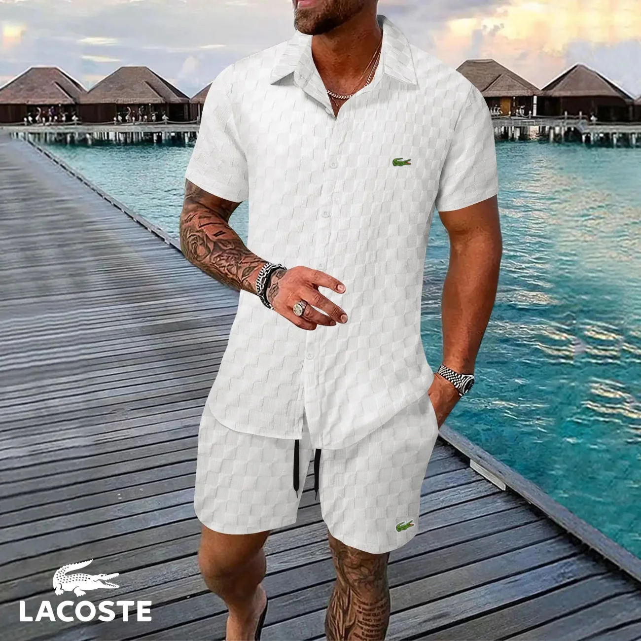 Men's Summer Set (Shirt & Shorts) || CLEARANCE SALE MC - Image 2