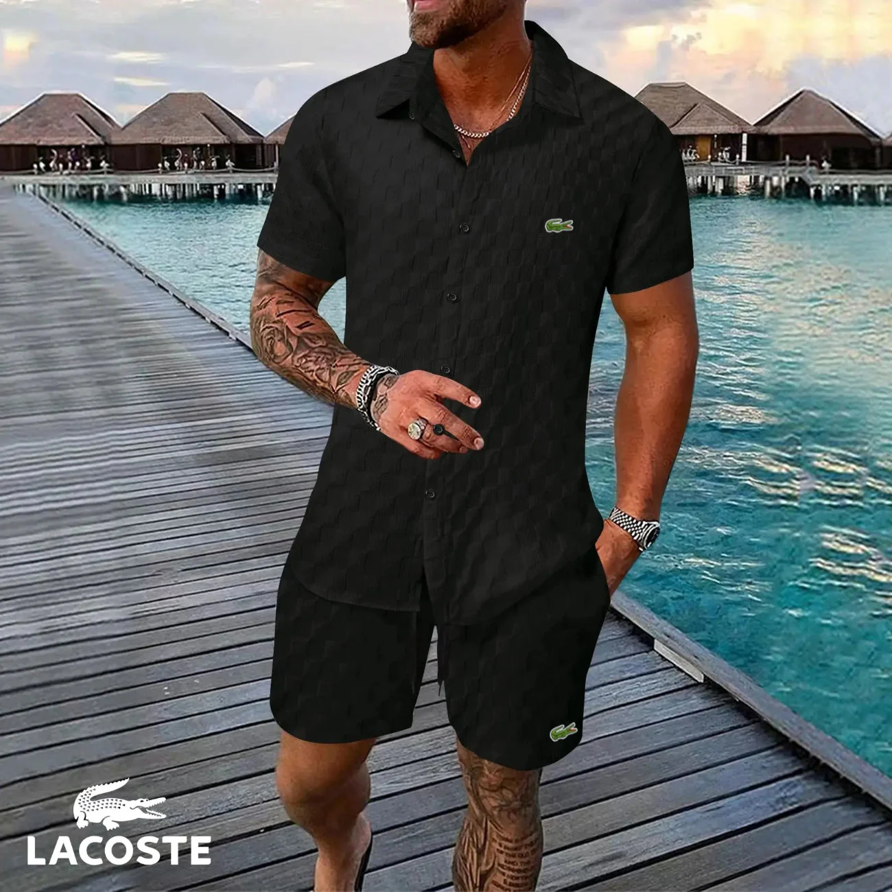 Men's Summer Set (Shirt & Shorts) || CLEARANCE SALE MC - Image 3