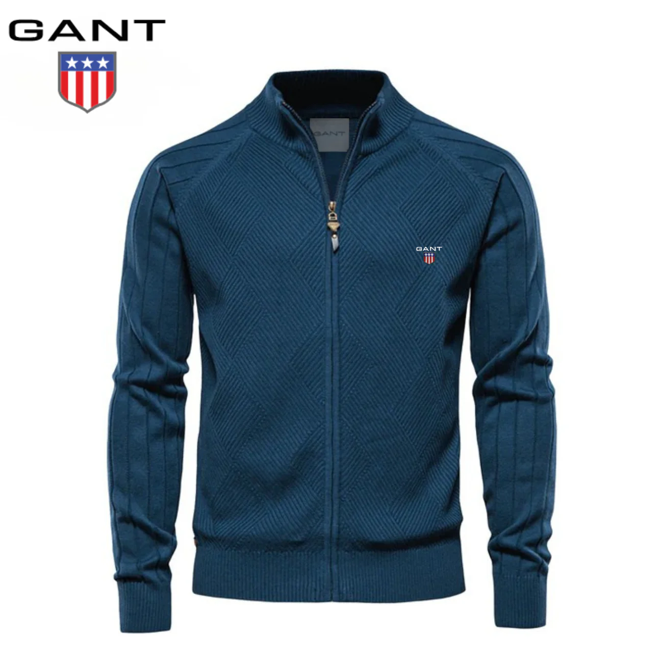 Men's Textured Zip Sweatshirt || CLEARANCE SALE
