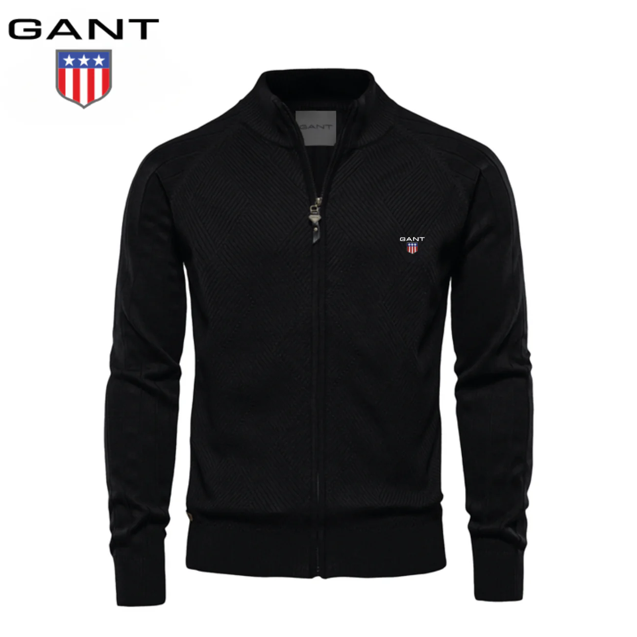 Men's Textured Zip Sweatshirt || CLEARANCE SALE - Image 2