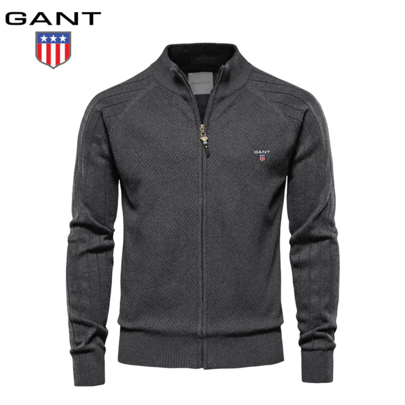 Men's Textured Zip Sweatshirt || CLEARANCE SALE - Image 5