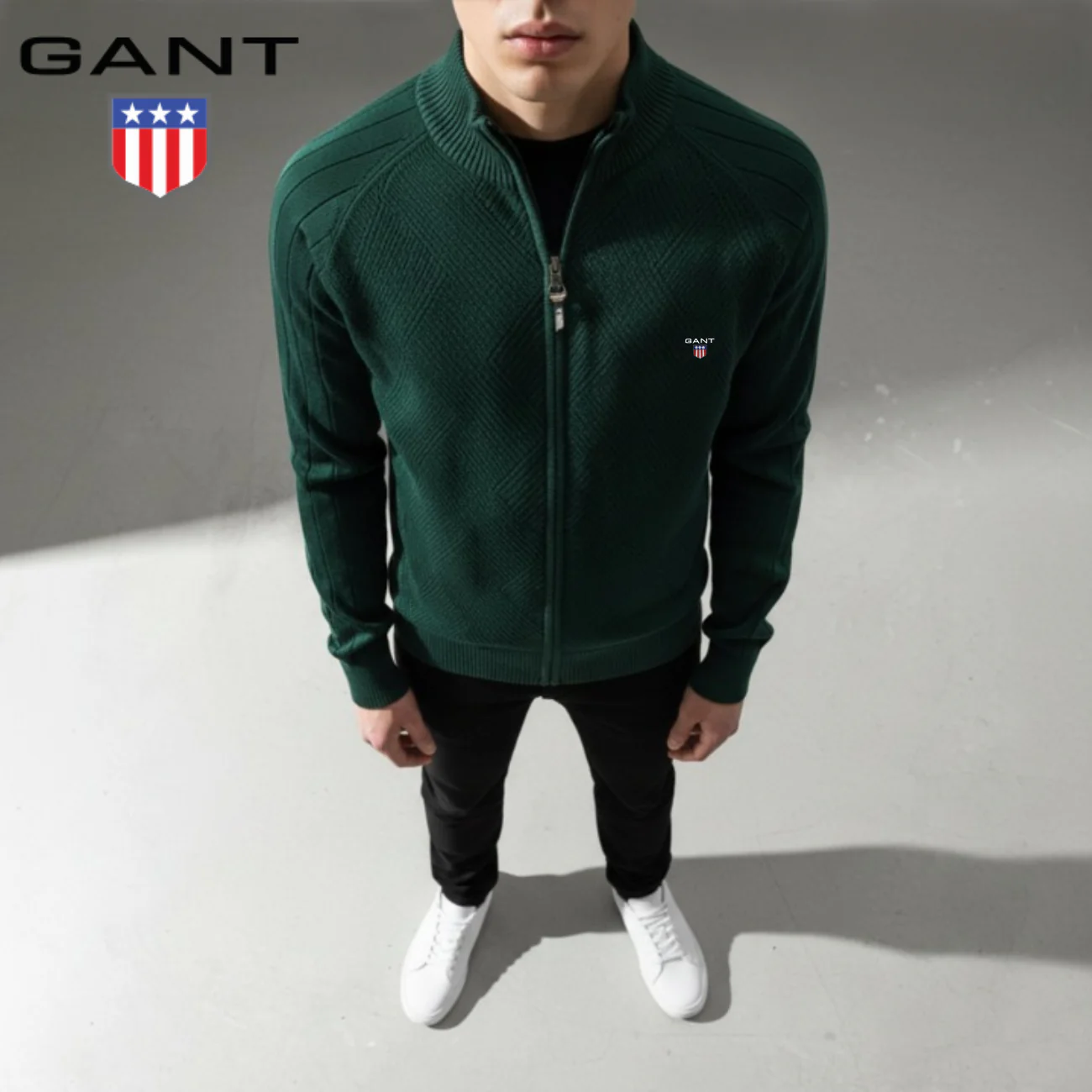 Men's Textured Zip Sweatshirt || CLEARANCE SALE - Image 8