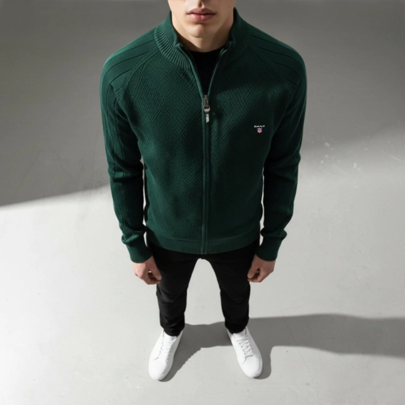 Men's Textured Zip Sweatshirt || CLEARANCE SALE - Image 8