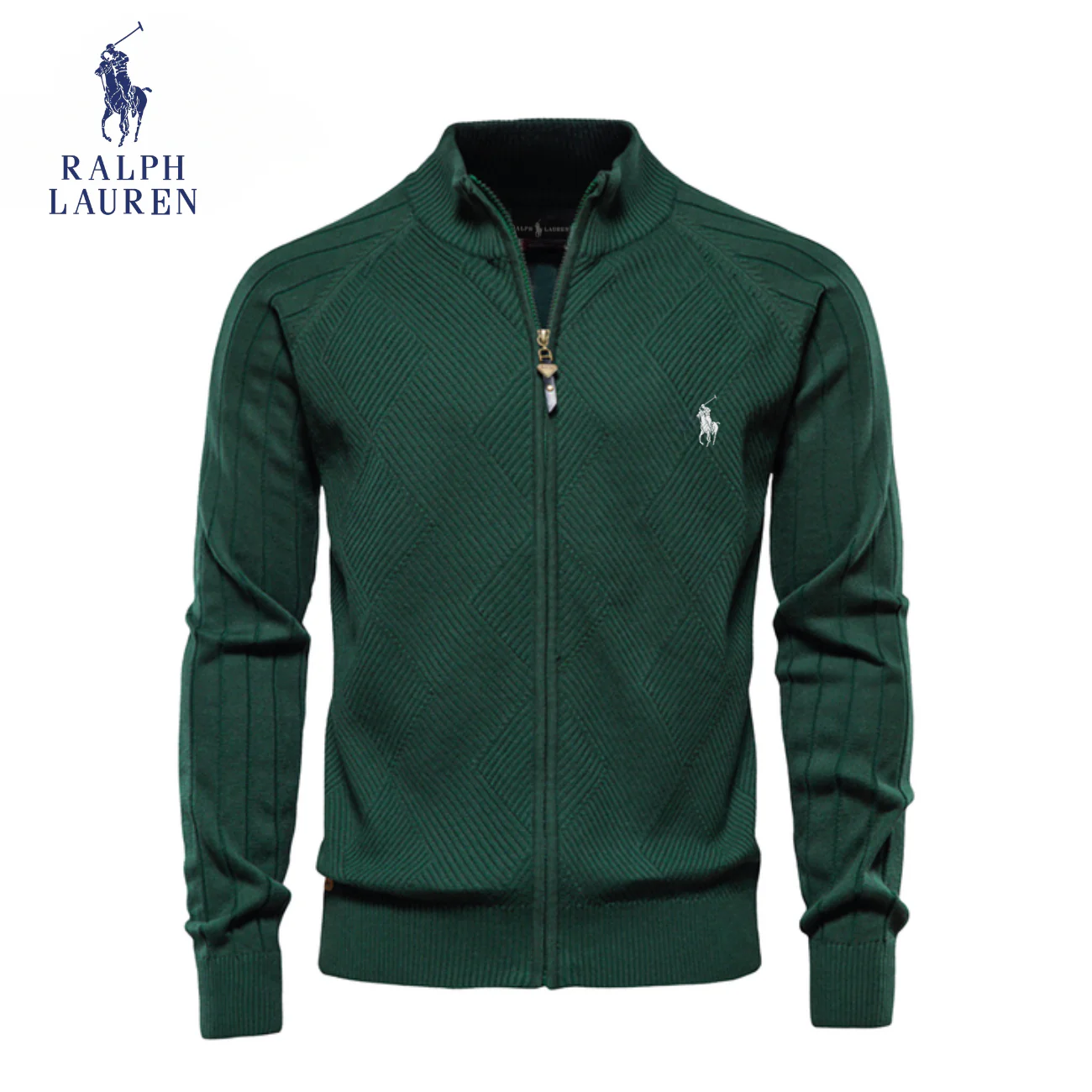 Men's Textured Zip Sweatshirt || CLEARANCE SALE - Image 3