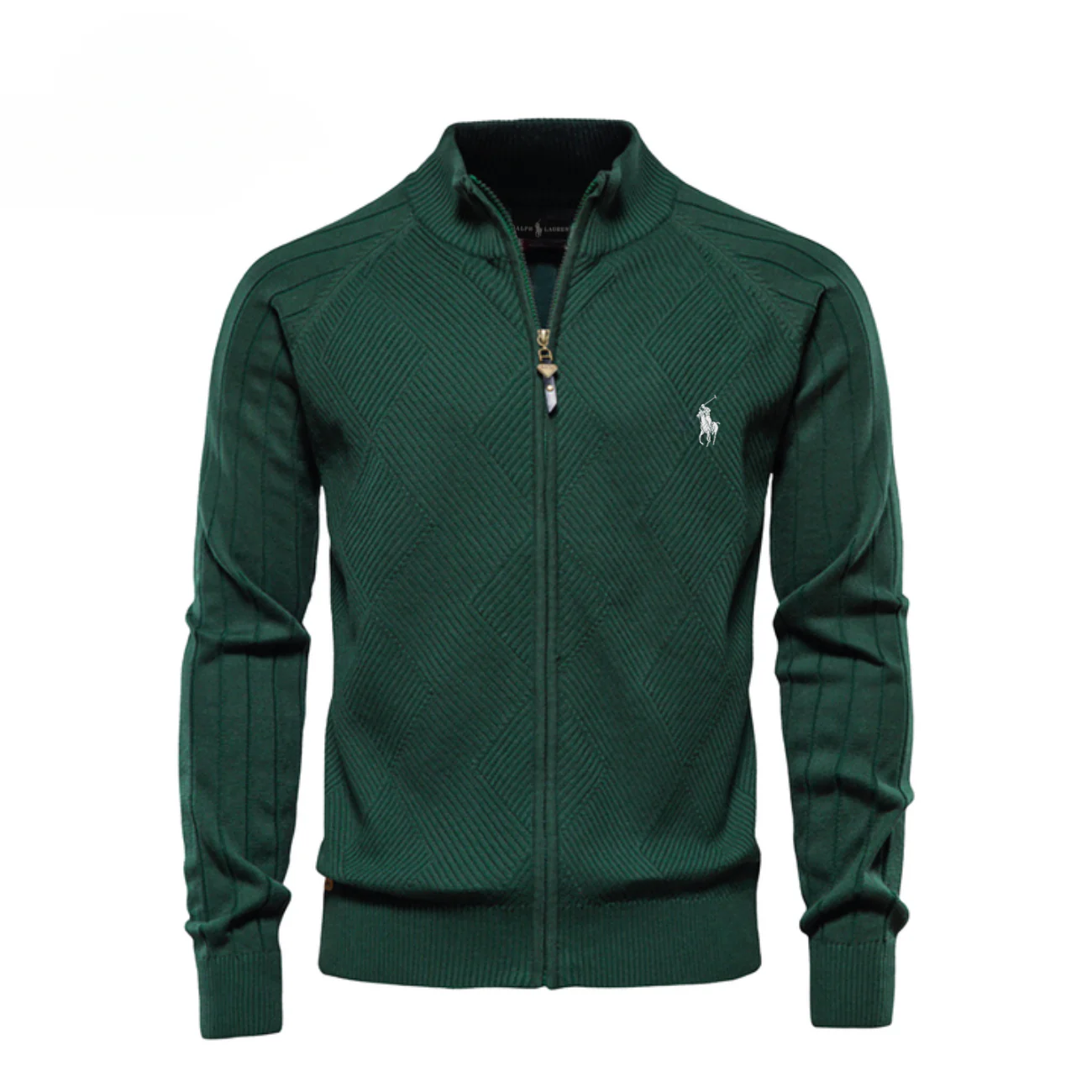 Men's Textured Zip Sweatshirt || CLEARANCE SALE - Image 3