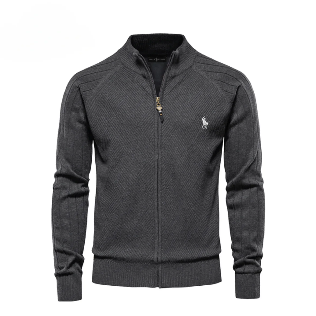 Men's Textured Zip Sweatshirt || CLEARANCE SALE - Image 5