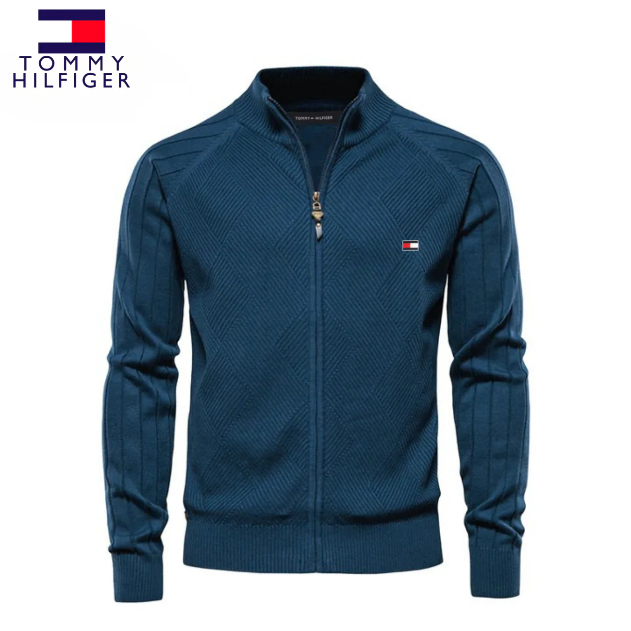 Men's Textured Zip Sweatshirt || CLEARANCE SALE