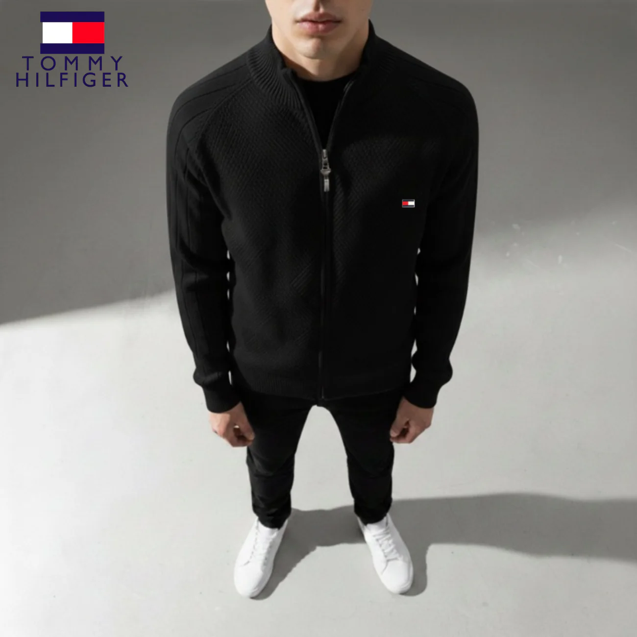 Men's Textured Zip Sweatshirt || CLEARANCE SALE - Image 7